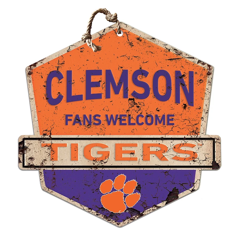 Clemson Tigers Fans Welcome Sign