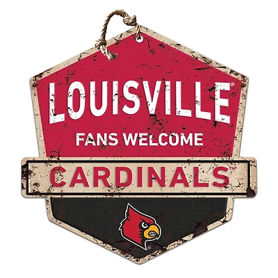 Louisville Cardinals Fans Welcome Sign
