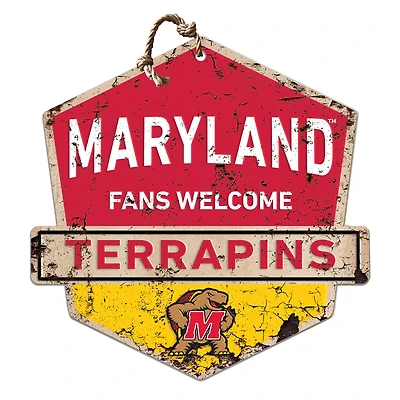Maryland Terrapins Fans Welcome Sign