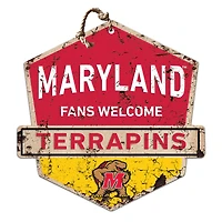 Maryland Terrapins Fans Welcome Sign