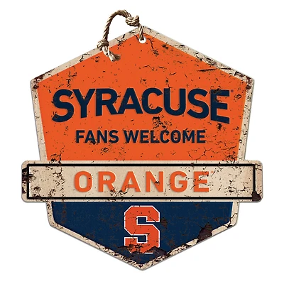 Syracuse Orange Fans Welcome Sign