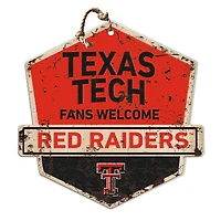 Texas Tech Red Raiders Fans Welcome Sign