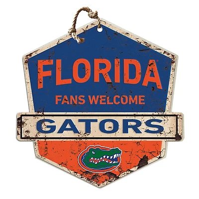 Florida Gators Fans Welcome Sign