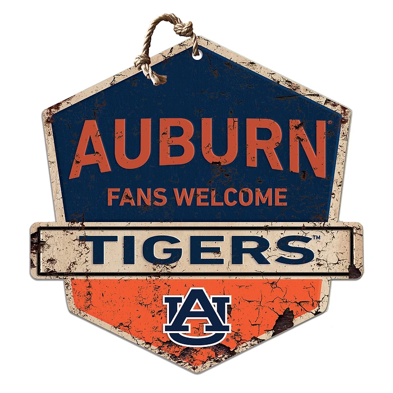 Auburn Tigers Fans Welcome Sign