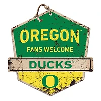 Oregon Ducks Fans Welcome Sign