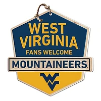 West Virginia Mountaineers Fans Welcome Sign