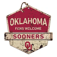 Oklahoma Sooners Fans Welcome Sign