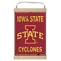 Iowa State Cyclones Faux Rust Banner Sign