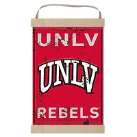 UNLV Rebels Faux Rust Banner Sign