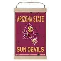 Arizona State Sun Devils Faux Rust Banner Sign