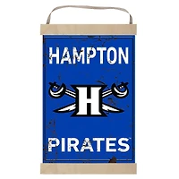 Hampton Pirates Faux Rust Banner Sign