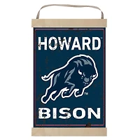 Howard Bison Faux Rust Banner Sign