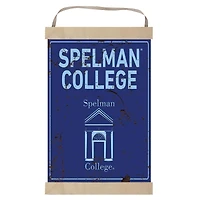 Spelman College Jaguars Faux Rust Banner Sign