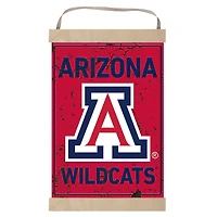 Arizona Wildcats Faux Rust Banner Sign