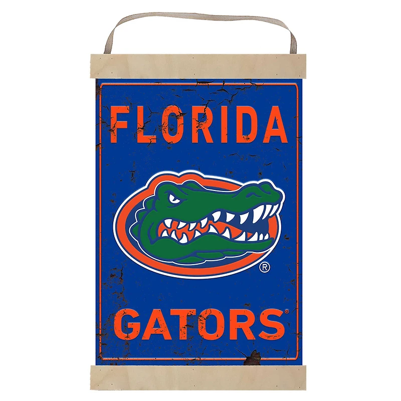 Florida Gators Faux Rust Banner Sign