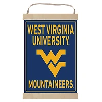 West Virginia Mountaineers Faux Rust Banner Sign