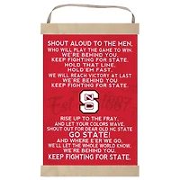 NC State Wolfpack Fight Song Banner Sign