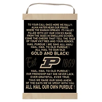 Purdue Boilermakers Fight Song Banner Sign