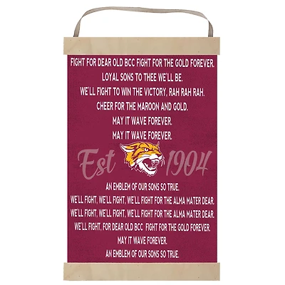 Bethune-Cookman Wildcats Fight Song Banner Sign