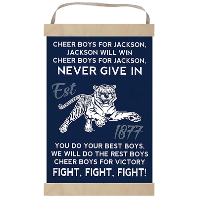 Jackson State Tigers Fight Song Banner Sign