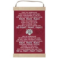 Morehouse Maroon Tigers Fight Song Banner Sign