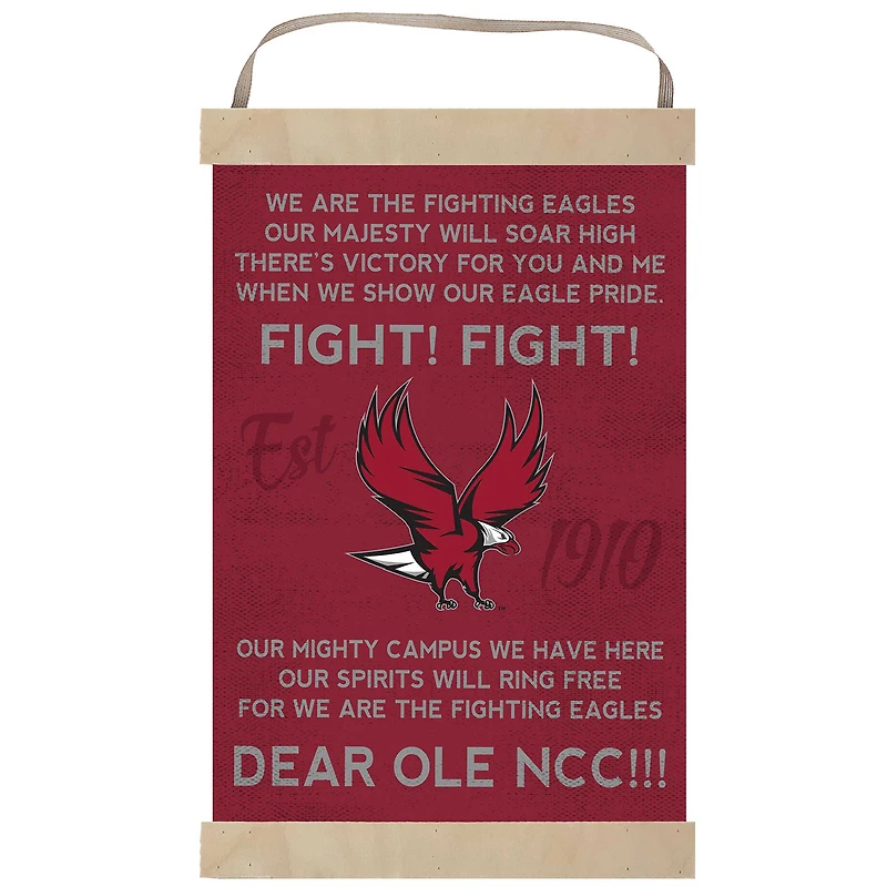 North Carolina Central Eagles Fight Song Banner Sign