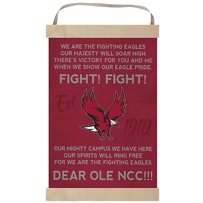 North Carolina Central Eagles Fight Song Banner Sign