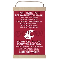 Washington State Cougars Fight Song Banner Sign