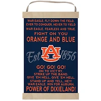 Auburn Tigers Fight Song Banner Sign