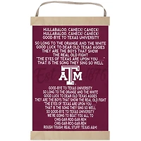 Texas A&M Aggies Fight Song Banner Sign