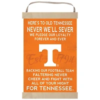 Tennessee Volunteers Fight Song Banner Sign