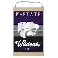 Kansas State Wildcats Retro Logo Banner Sign