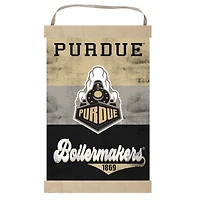 Purdue Boilermakers Retro Logo Banner Sign