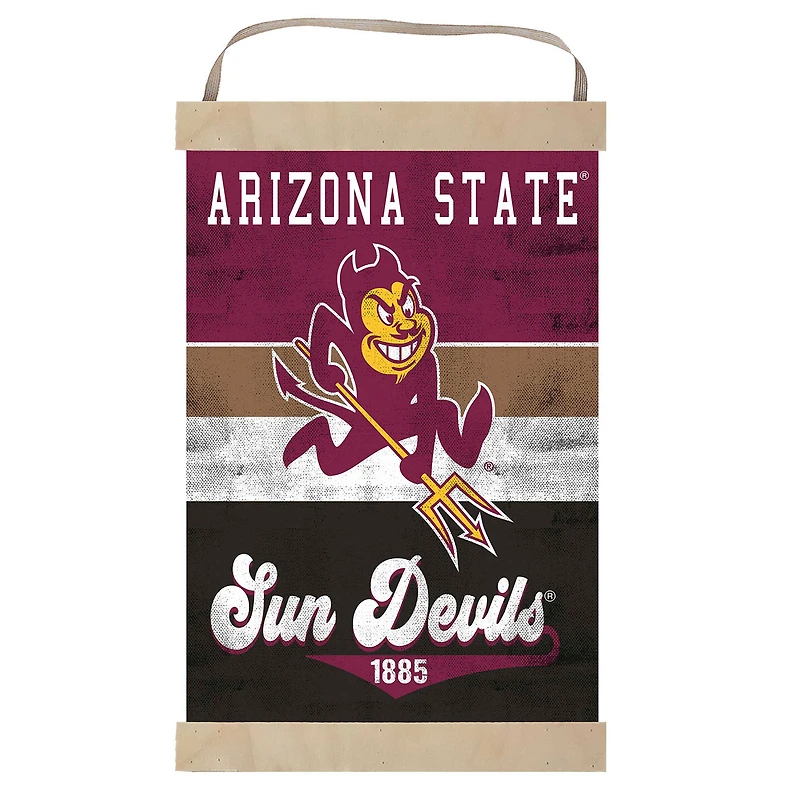 Arizona State Sun Devils Retro Logo Banner Sign