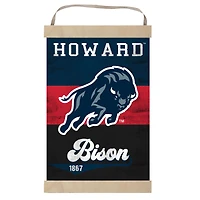 Howard Bison Retro Logo Banner Sign