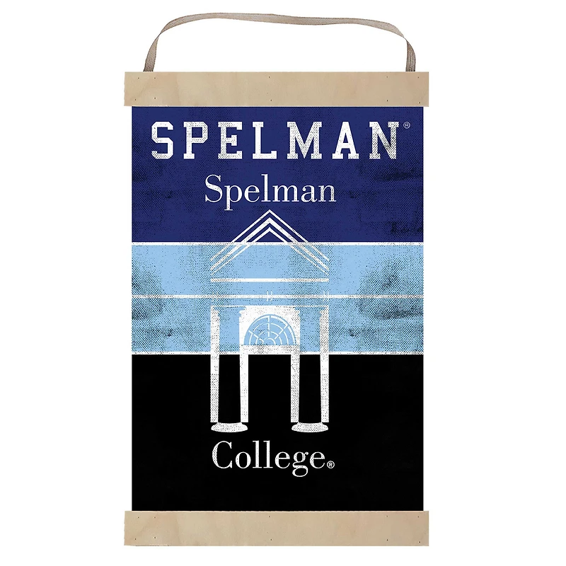 Spelman College Jaguars Retro Logo Banner Sign