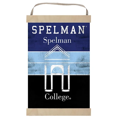 Spelman College Jaguars Retro Logo Banner Sign
