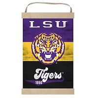 LSU Tigers Retro Logo Banner Sign