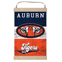 Auburn Tigers Retro Logo Banner Sign