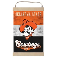 Oklahoma State Cowboys Retro Logo Banner Sign