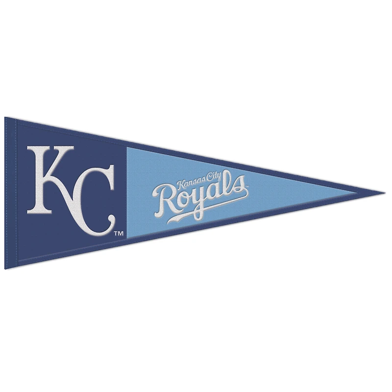 WinCraft Kansas City Royals 13" x 32" Wool Primary Logo Pennant