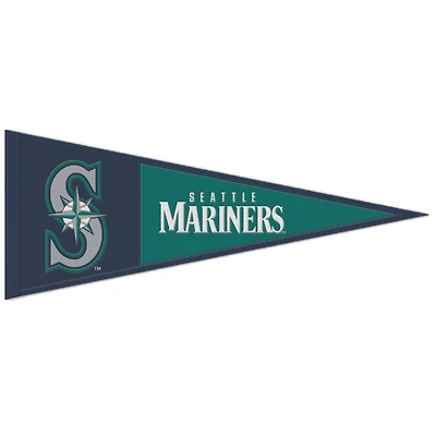 WinCraft Seattle Mariners 13" x 32" Wool Primary Logo Pennant