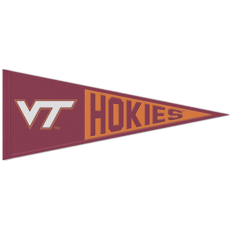 WinCraft Virginia Tech Hokies 13" x 32" Wool Primary Logo Pennant