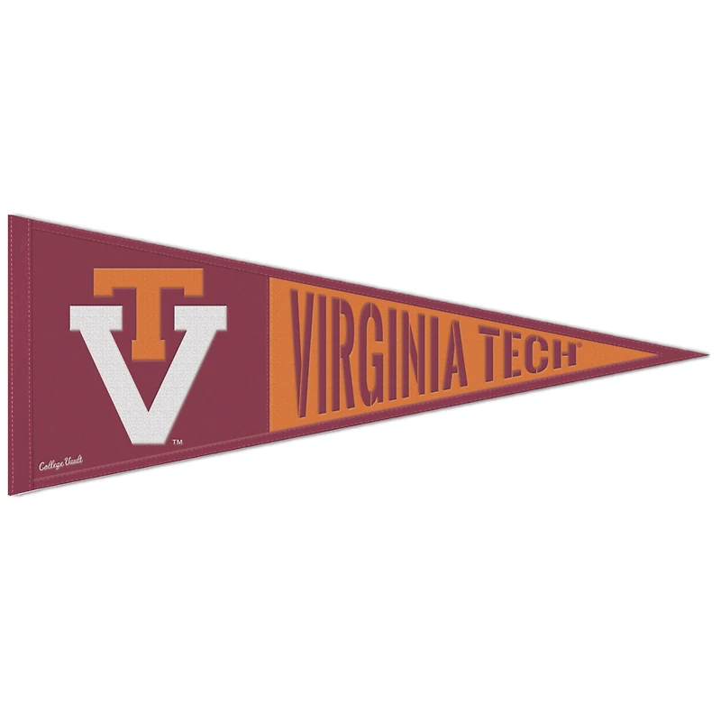 WinCraft Virginia Tech Hokies 13" x 32" Retro Logo Pennant