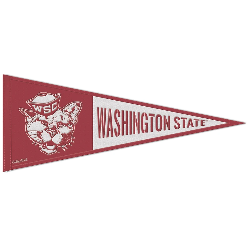 WinCraft Washington State Cougars 13" x 32" Retro Logo Pennant
