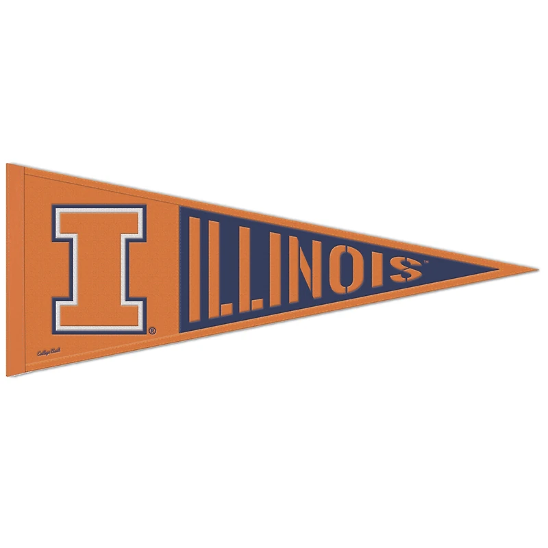 WinCraft Illinois Fighting Illini 13" x 32" Vault Pennant