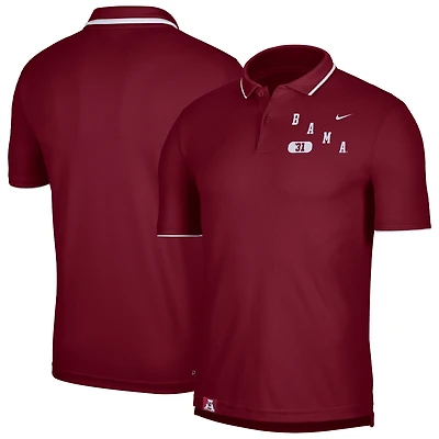 Men's Nike Crimson Alabama Crimson Tide Wordmark Performance Polo