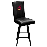 Black Heat Check Gaming Logo Swivel Bar Stool 2000