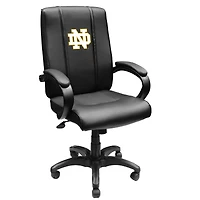 Black Notre Dame Fighting Irish Logo Office Chair 1000