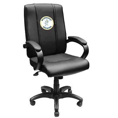 Black Milwaukee Brewers Team Logo Office Chair 1000